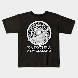 Humpback whales Shield of Kaikoura New Zealand Kids T-Shirt